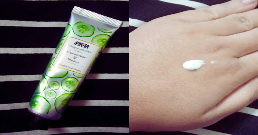 Nykaa Cucumber & Melon Hand And Nail Cream Review
