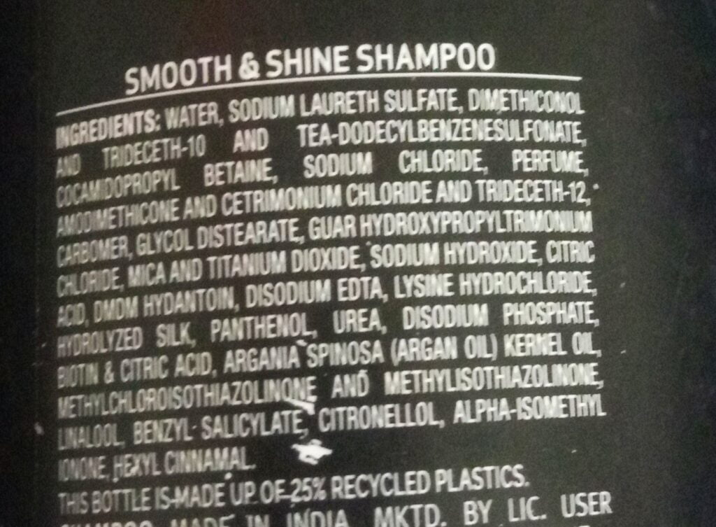 tresemme smooth and shine shampoo