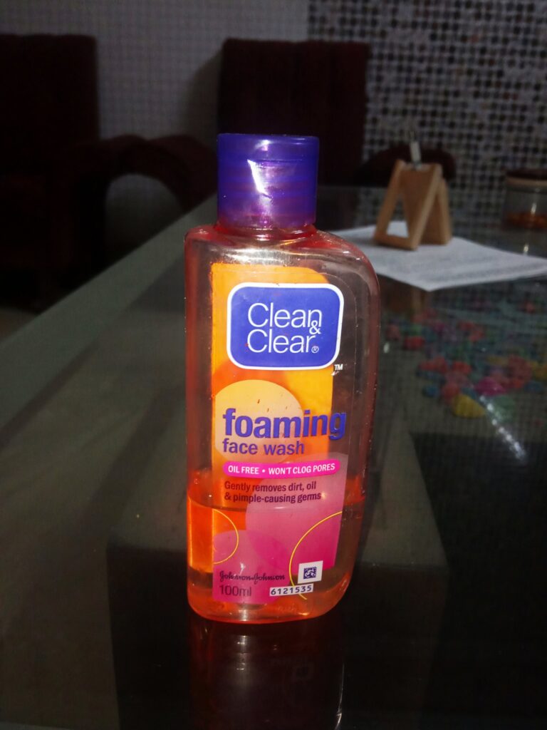 clean and clear face wash