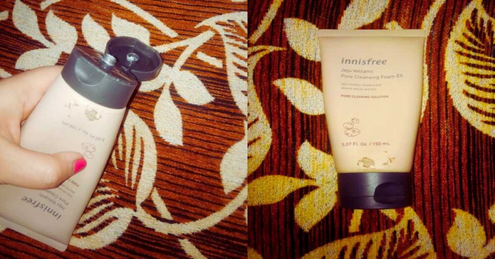Innisfree Jeju Volcanic Pore Cleansing Face Wash Review