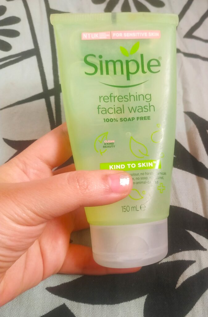 simple face wash