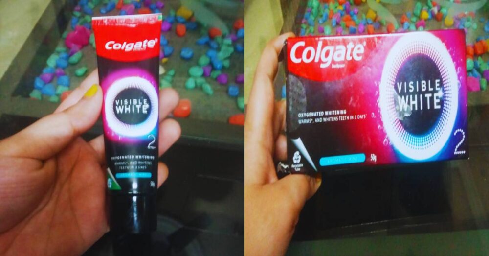 Colgate Visible White O2 Whitening Toothpaste Review